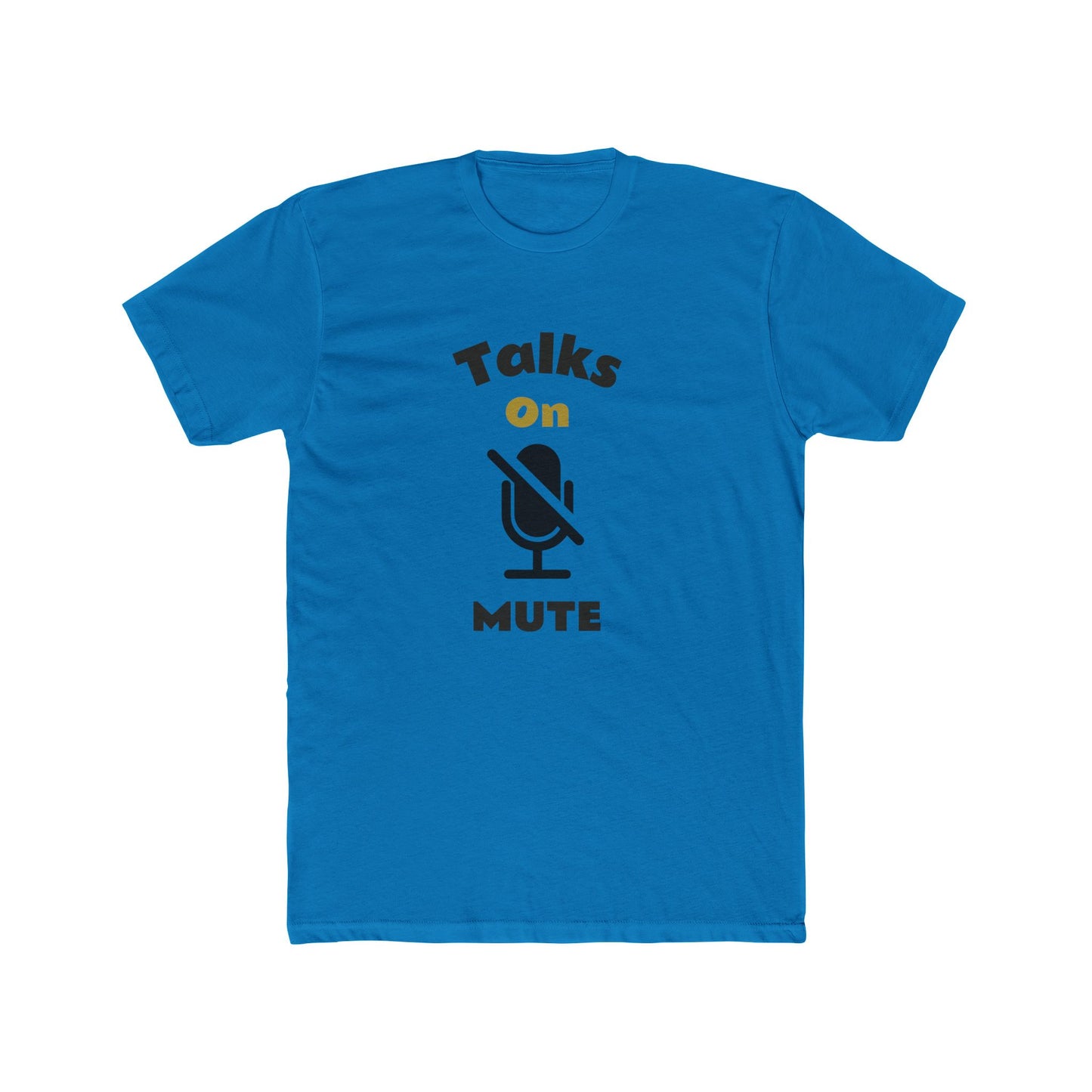 Talks on Mute Men's Athletic T-shirt - Wear it proudly!