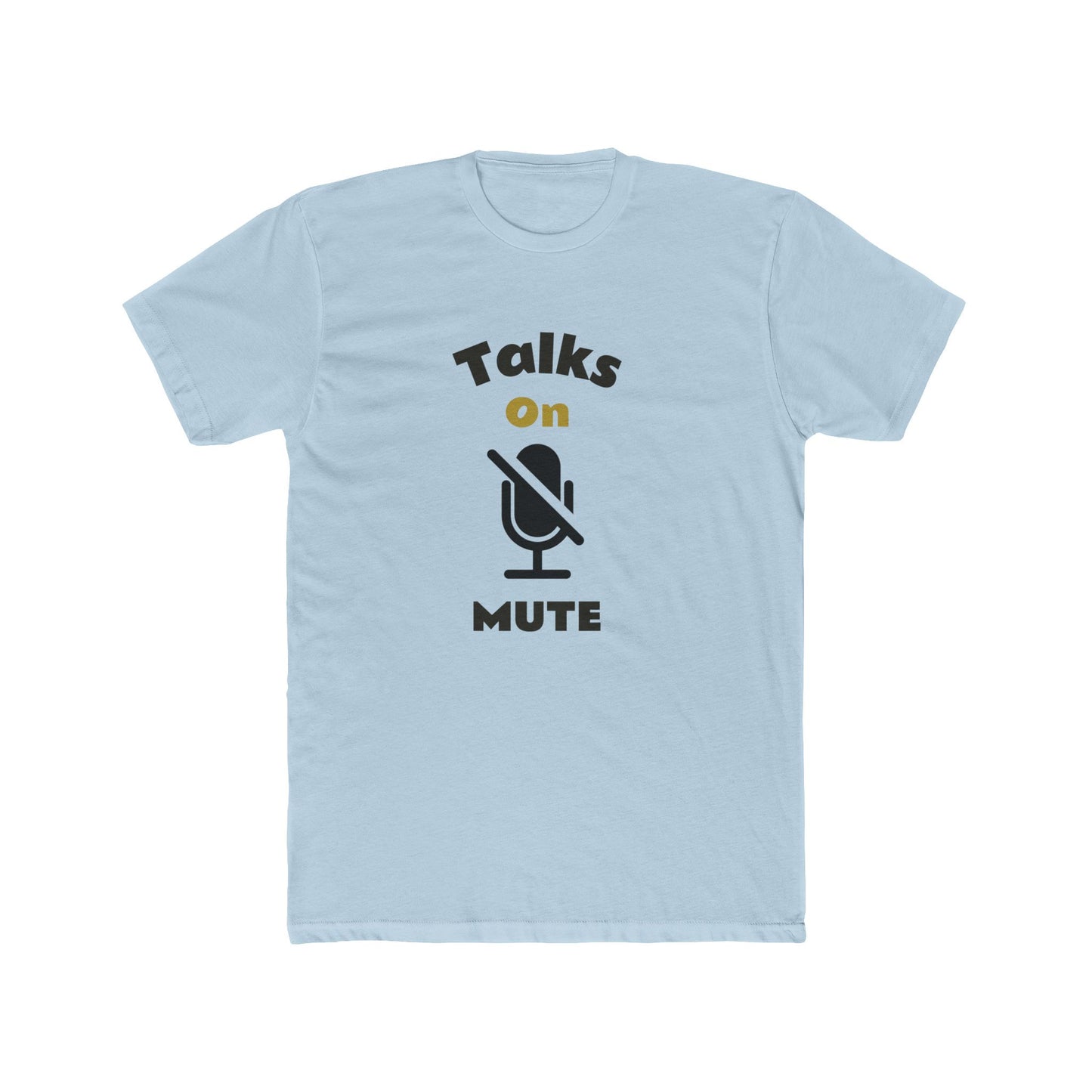 Talks on Mute Men's Athletic T-shirt - Wear it proudly!