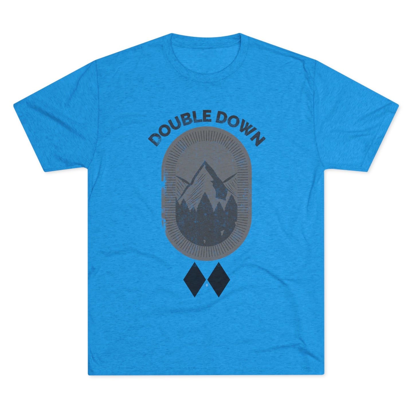 Double Down - Black Diamond Men's Athletic T-shirt