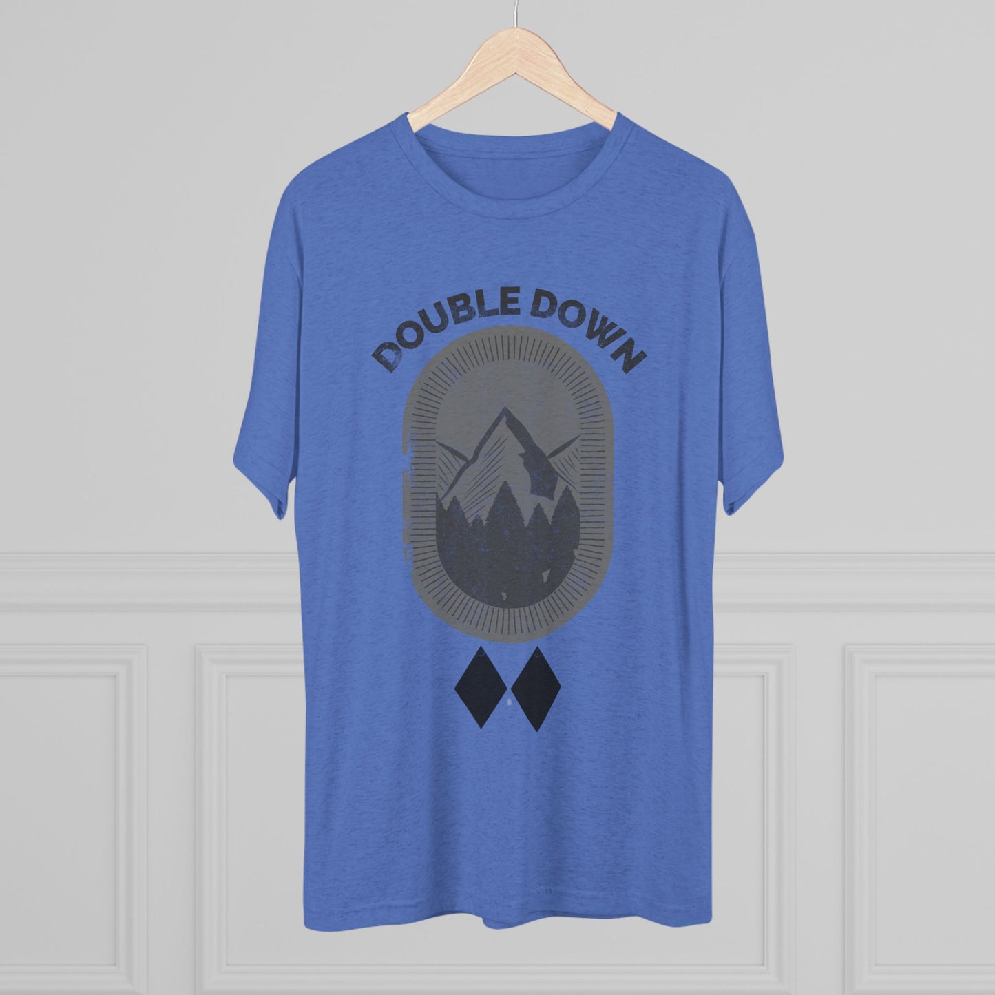 Double Down - Black Diamond Men's Athletic T-shirt