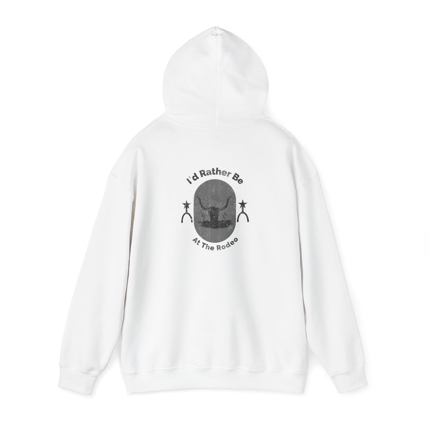 I'd Rather Be at the Rodeo - Heavy Blend Hoodie