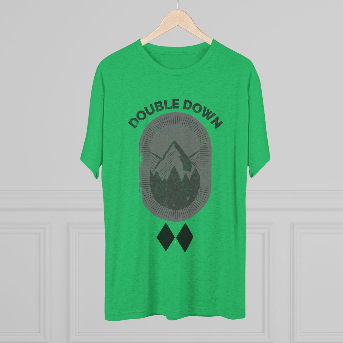 Double Down - Black Diamond Men's Athletic T-shirt