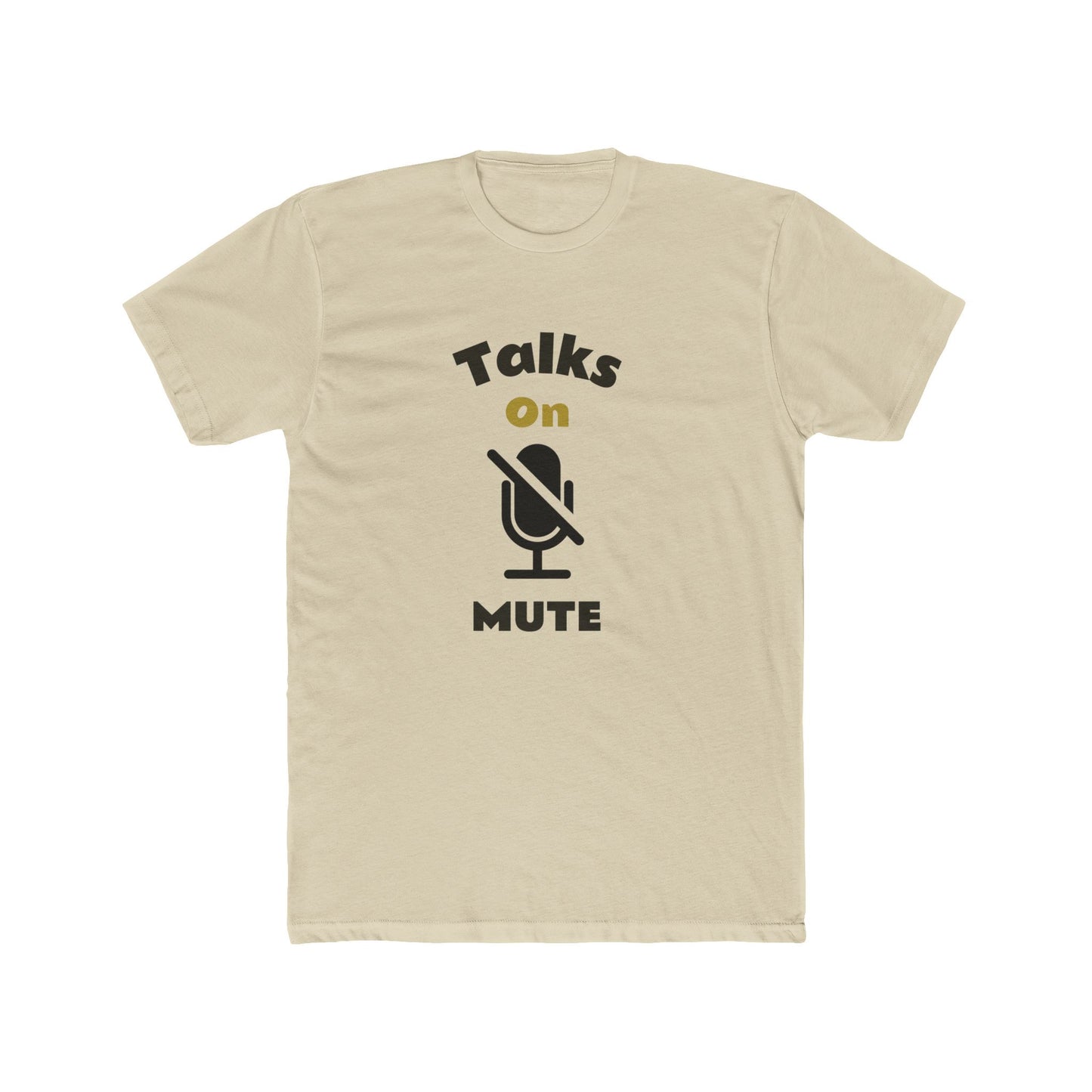 Talks on Mute Men's Athletic T-shirt - Wear it proudly!