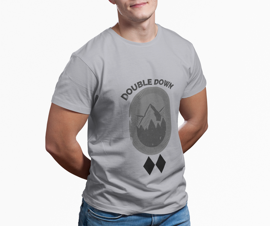 Double Down - Black Diamond Men's Athletic T-shirt