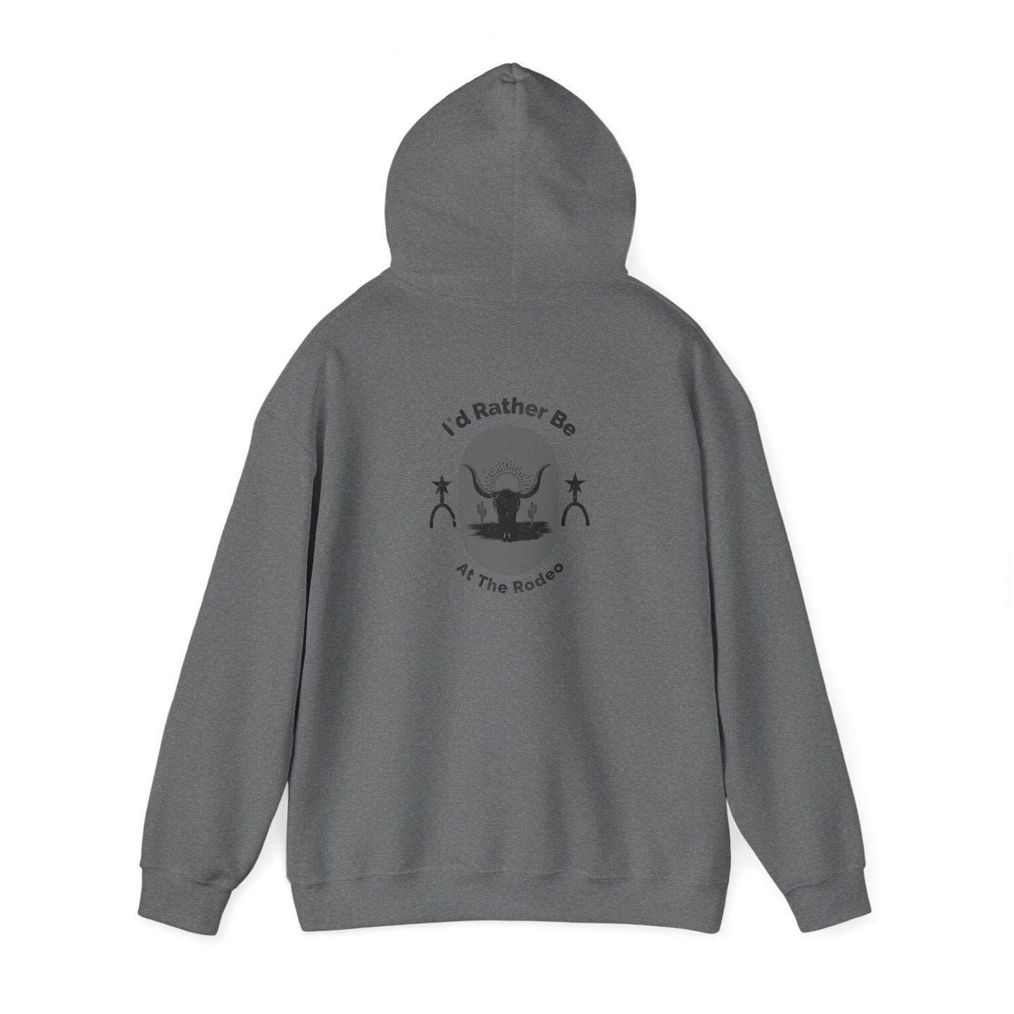 I'd Rather Be at the Rodeo - Heavy Blend Hoodie