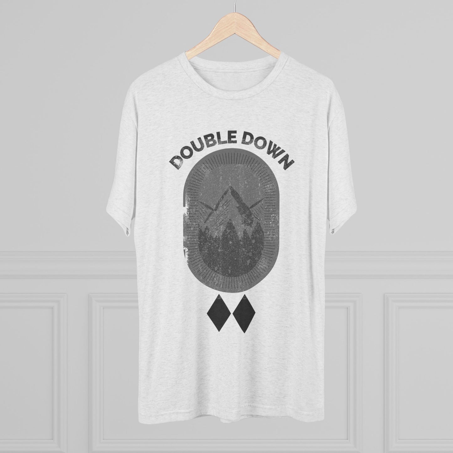 Double Down - Black Diamond Men's Athletic T-shirt