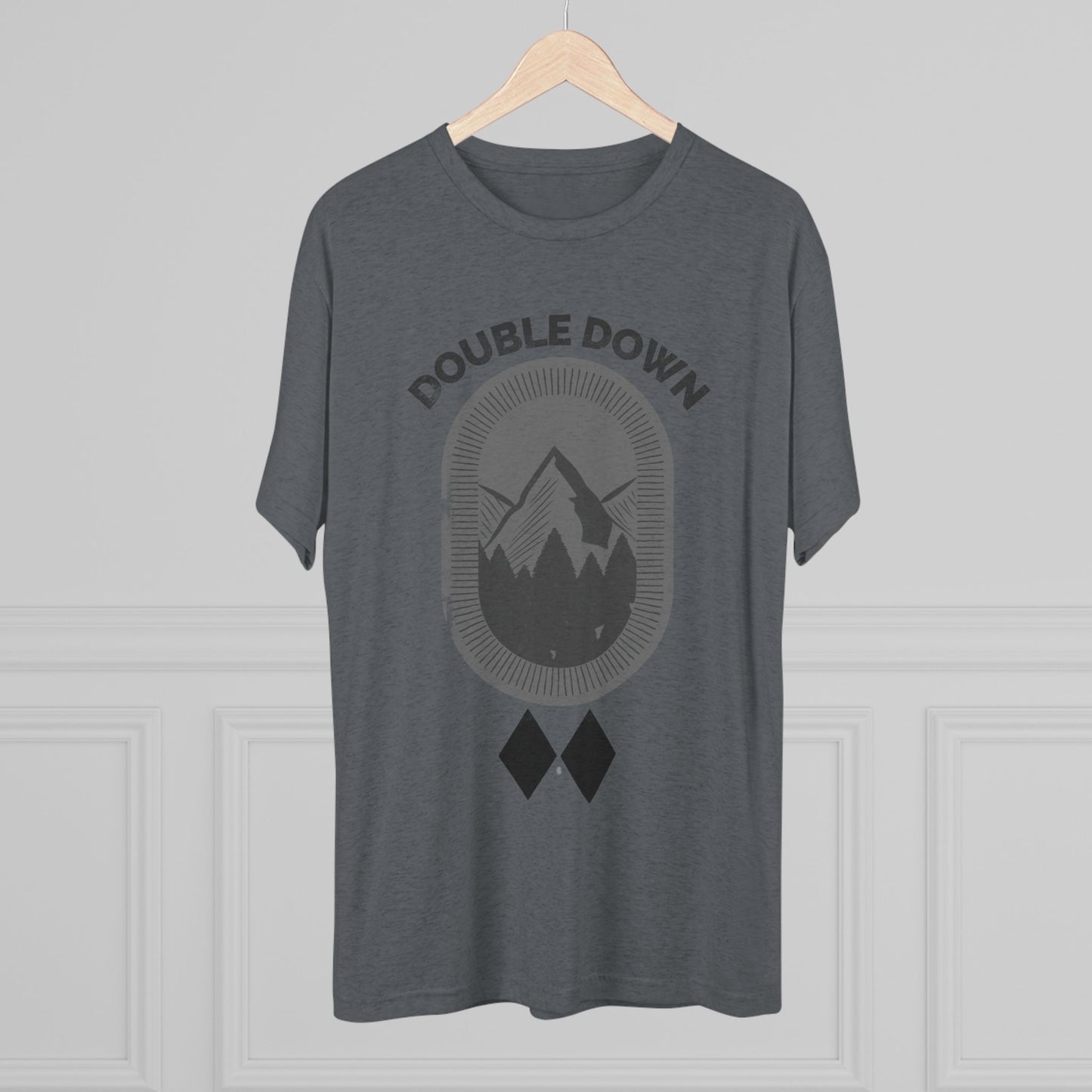 Double Down - Black Diamond Men's Athletic T-shirt